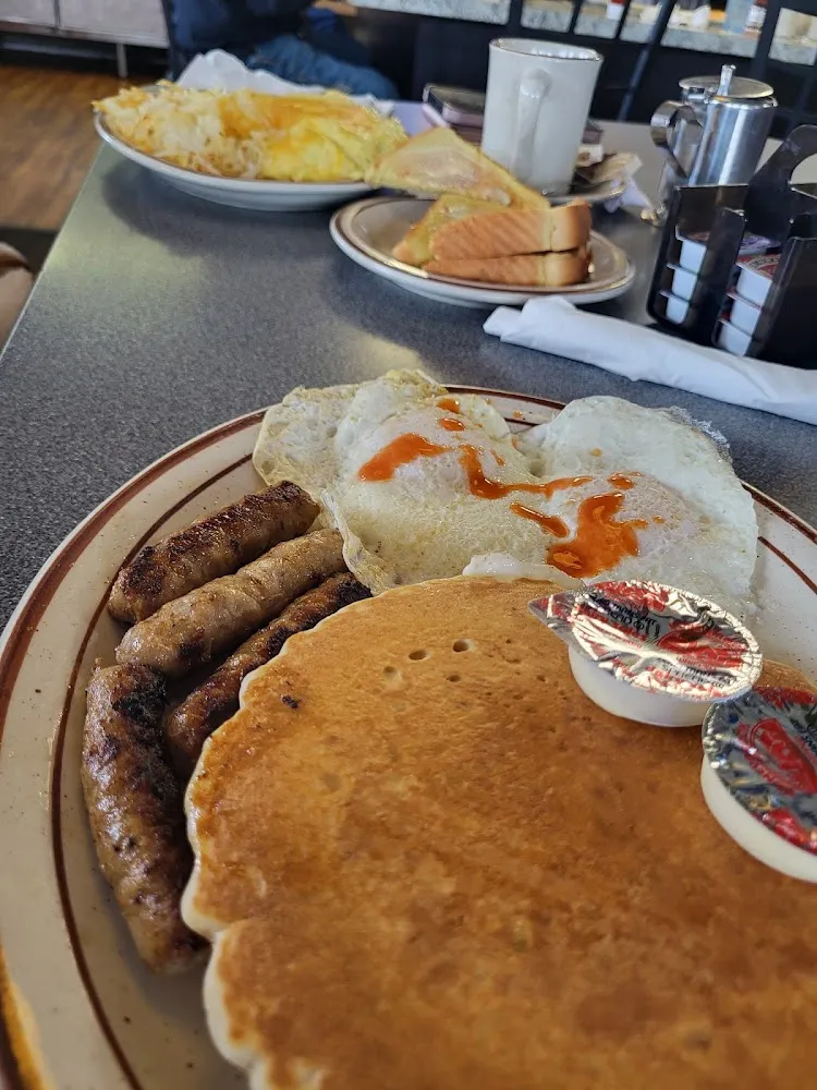 Eggs Pancakes & Sausage